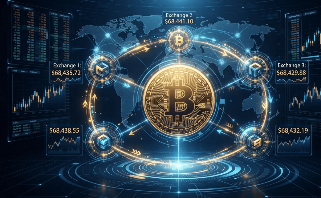 How Are Cryptocurrency Prices Kept Nearly the Same Across Different Exchanges?